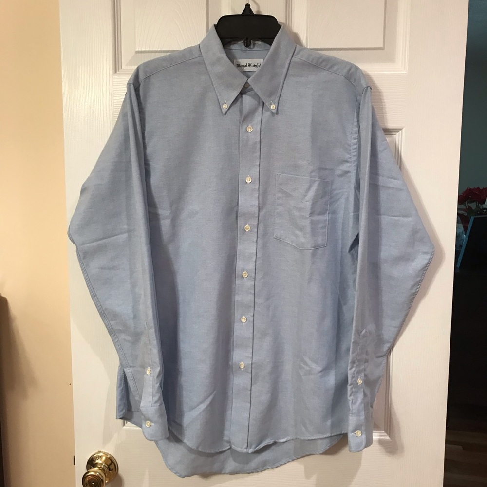 Vintage Royal Knight Men's Dress Shirt Size 16/35